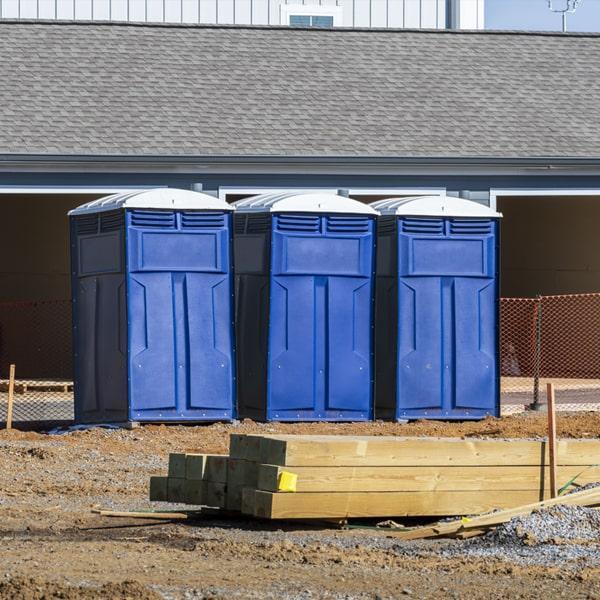 construction site portable restrooms offers weekly cleaning and maintenance services for all of our porta potties on construction sites